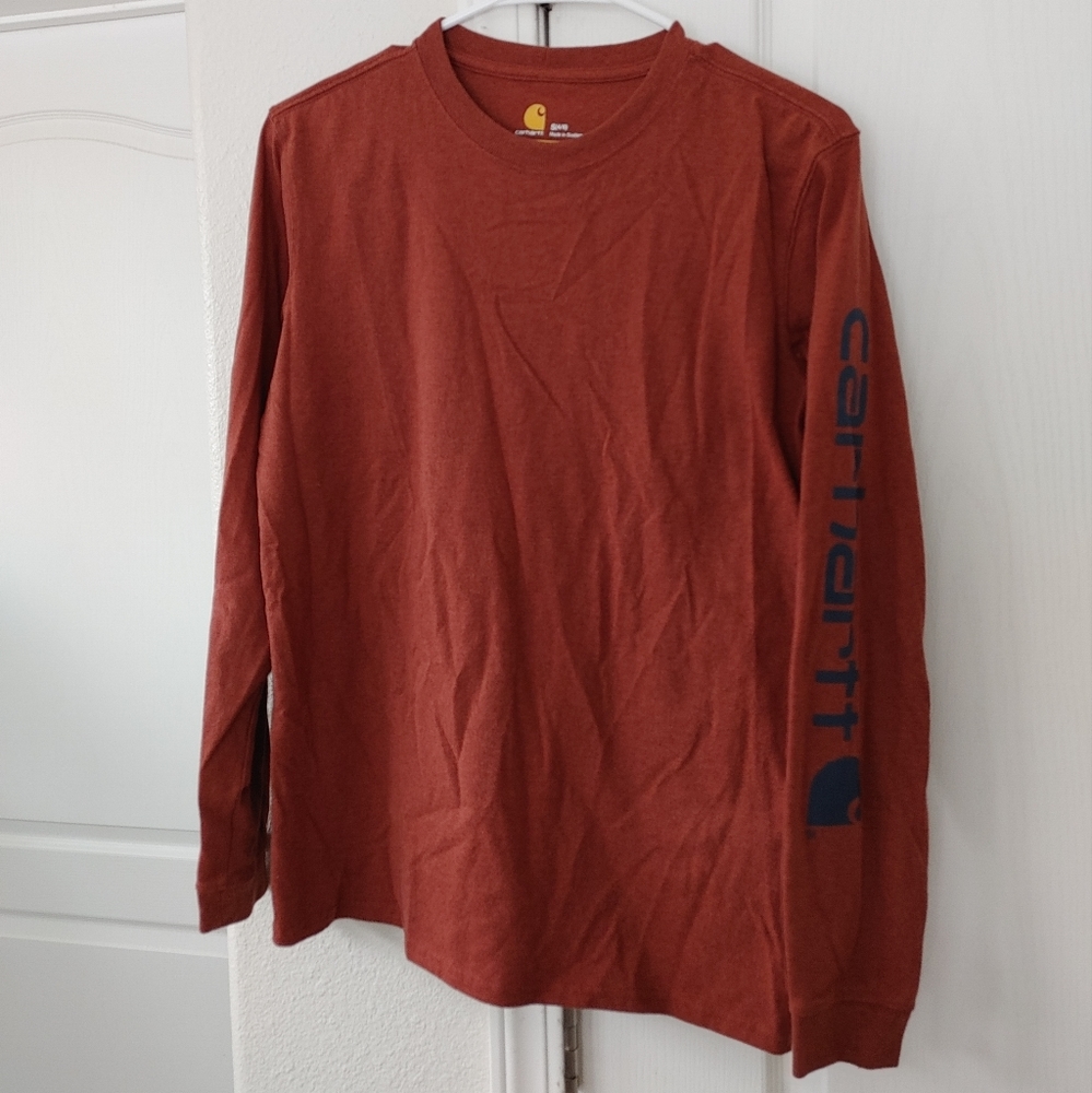 Burnt Orange carhartt long sleeve